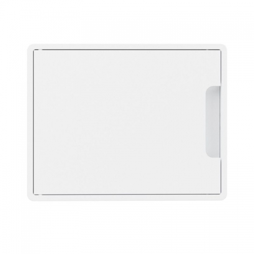 Щиток встраиваемый FRAME 8мод. с бел. дверцей с 2 шинами PEN на 6 и 8 отверст. бел. DKC F08B1WW F08B1WW