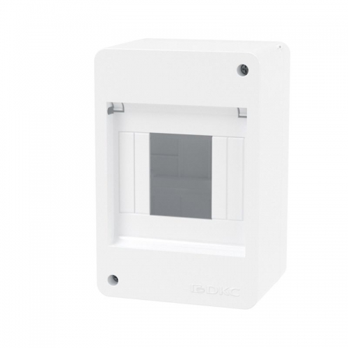 Щиток настенный 4мод. без дверцы бел. DKC F04W0W0 F04W0W0