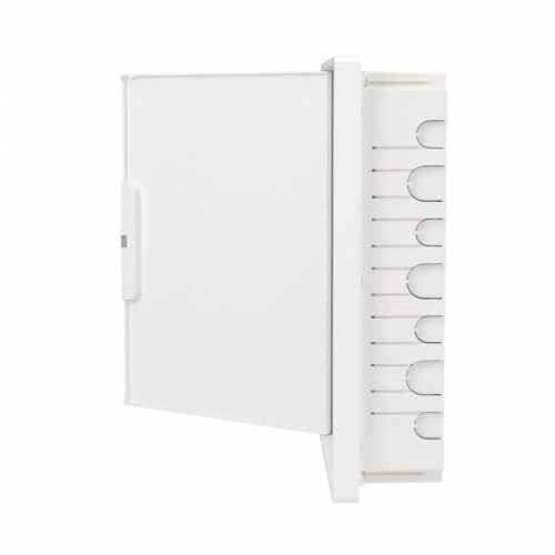 Щиток встраиваемый 24мод. с бел. дверцей с 4 шинами PEN (2шт на 8 отверст. и 2шт на 6 отверст.) бел. DKC F24B1WW F24B1WW