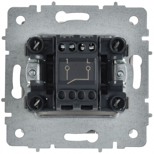 Выключатель 1-кл. СП BRITE ВС10-1-0-БрАБ 10А механизм арктич. бел. IEK BR-V10-0-10-K91 BR-V10-0-10-K91
