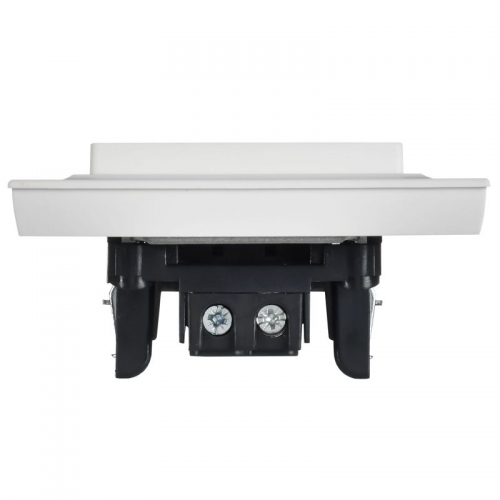 Выключатель 1-кл. СП BRITE ВСР10-1-0-БрАБ 10А в сборе арктич. бел. IEK BR-V10-0-10-K91-F BR-V10-0-10-K91-F