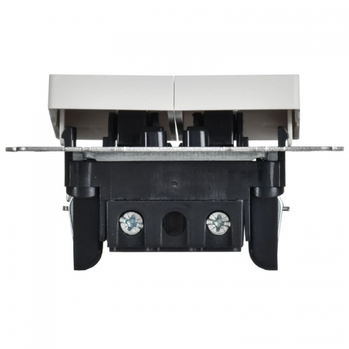 Выключатель 2-кл. СП BRITE ВС10-2-1-БрАБ 10А с индикацией механизм арктич. бел. IEK BR-V20-1-10-K91 BR-V20-1-10-K91