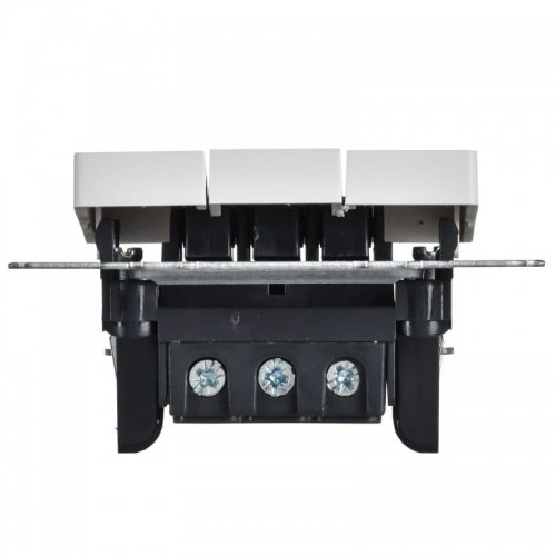 Выключатель 3-кл. СП BRITE ВС10-3-0-БрАБ 10А механизм арктич. бел. IEK BR-V30-0-10-K91 BR-V30-0-10-K91