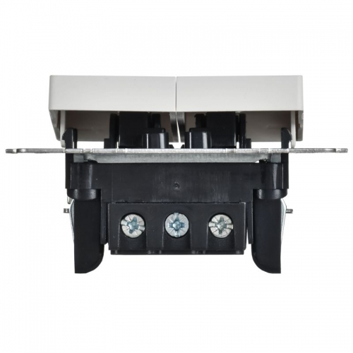 Выключатель проходной 2-кл. СП BRITE ВС10-2-6-БрАБ 10А механизм арктич. бел. IEK BR-V22-0-10-K91 BR-V22-0-10-K91