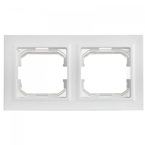 Рамка 2-м BRITE РУ-2-БрАБ-44 IP44 арктич. бел. IEK BR-M22-44-K91 BR-M22-44-K91