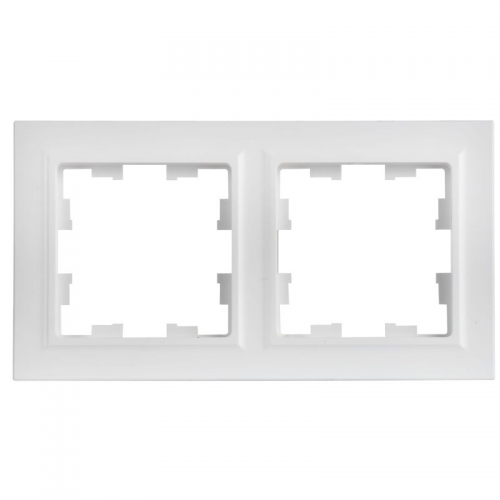 Рамка 2-м BRITE РУ-2-БрАБ арктич. бел. IEK BR-M22-K91 BR-M22-K91