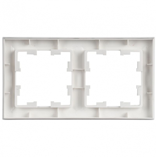 Рамка 2-м BRITE РУ-2-БрАБ арктич. бел. IEK BR-M22-K91 BR-M22-K91