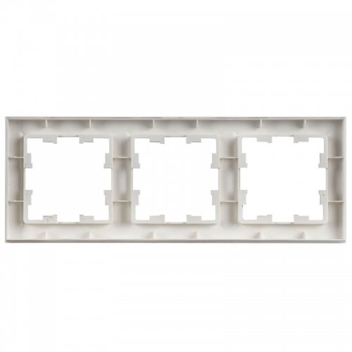 Рамка 3-м BRITE РУ-3-БрАБ арктич. бел. IEK BR-M32-K91 BR-M32-K91