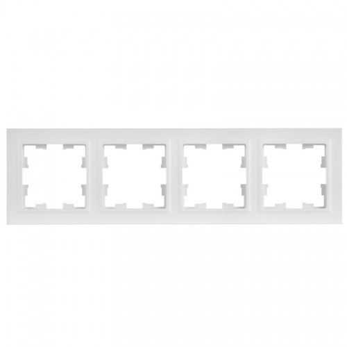 Рамка 4-м BRITE РУ-4-БрАБ арктич. бел. IEK BR-M42-K91 BR-M42-K91