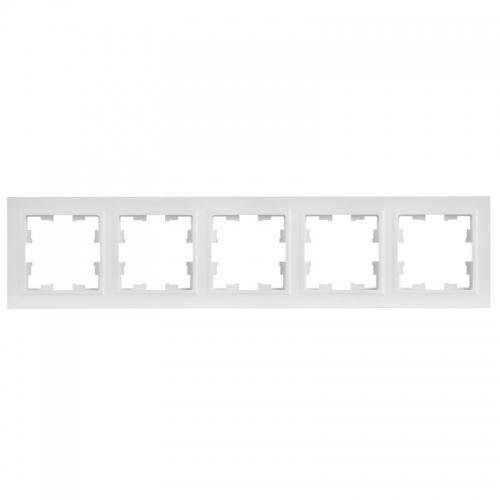 Рамка 5-м BRITE РУ-5-БрАБ арктич. бел. IEK BR-M52-K91 BR-M52-K91
