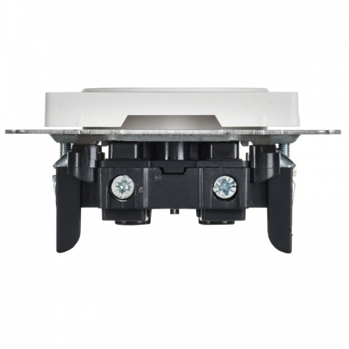 Розетка BRITE РС10-1-0-БрАБ 10А без заземл. без защ. шторок механизм арктич. бел. IEK BR-R10-10-K91 BR-R10-10-K91