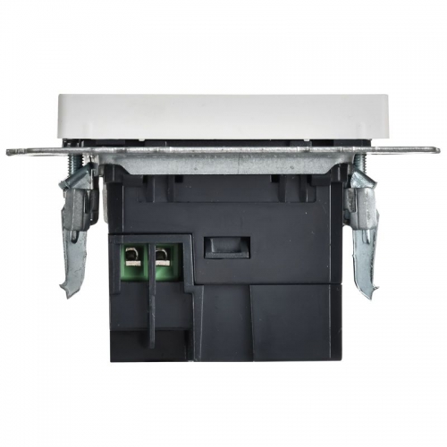 Розетка BRITE РЮ10-1-БрАБ USB A+A 3.1А механизм арктич. бел. IEK BR-U21-D31-K91 BR-U21-D31-K91