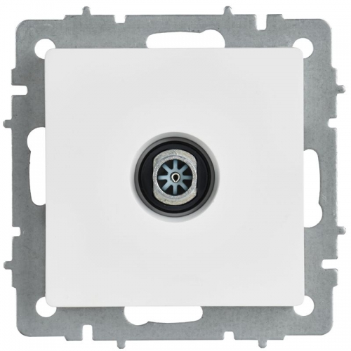 Розетка телевизионная оконечная TV СП BRITE РТВ11-0-БрАБ механизм арктич. бел. IEK BR-A10-O-K91 BR-A10-O-K91
