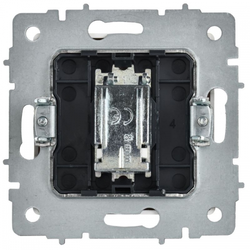 Розетка телевизионная оконечная TV СП BRITE РТВ11-0-БрАБ механизм арктич. бел. IEK BR-A10-O-K91 BR-A10-O-K91