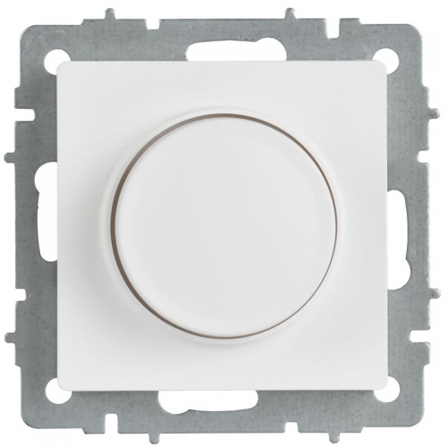 Светорегулятор поворотно-нажимной СП BRITE СС10-1-0-БрАБ 600Вт механизм арктич. бел. IEK BR-D20-0600-K91 BR-D20-0600-K91