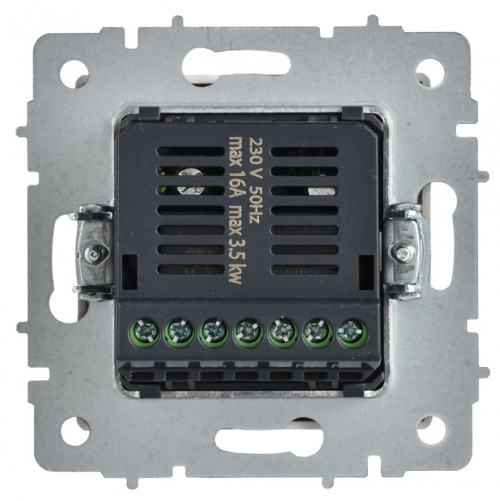 Термостат электронный BRITE СП ТС10-1-БрАБ с индикацией механизм арктич. бел. IEK BR-RT11-K91 BR-RT11-K91