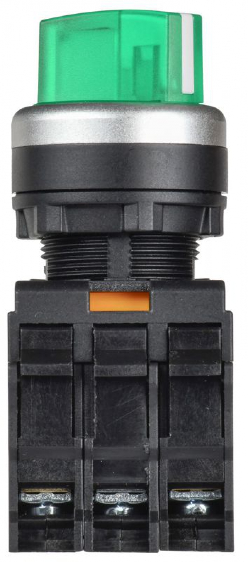 Переключатель 2 полож. 1НО+1НЗ с подсветкой зел. MASTER IEK MI-SW60-11XD-3-14-2-K06 MI-SW60-11XD-3-14-2-K06