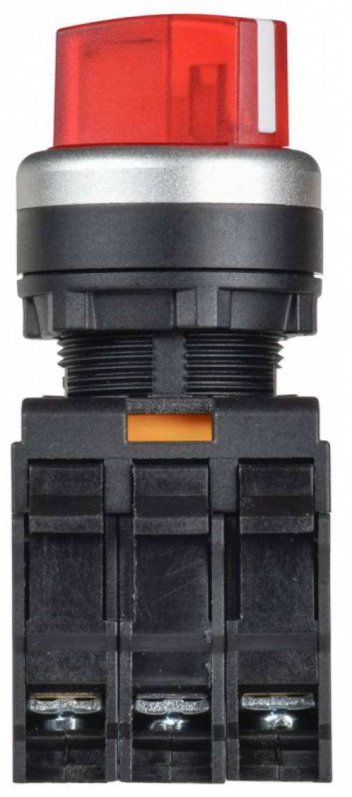 Переключатель 2 полож. 1НО+1НЗ с подсветкой красн. MASTER IEK MI-SW60-11XD-3-14-2-K04 MI-SW60-11XD-3-14-2-K04