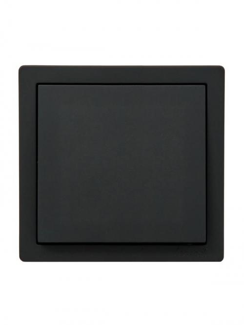 Выключатель 1-кл. ОП LETO черн. бархат LEZARD 752-4200-100 752-4200-100