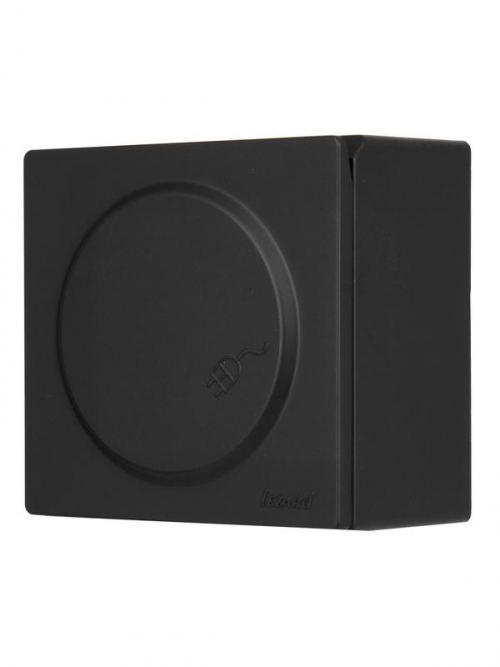 Розетка 1-м ОП LETO с заземл. с крышкой LETO ПБТ черн. бархат LEZARD 752-4200-123B 752-4200-123B