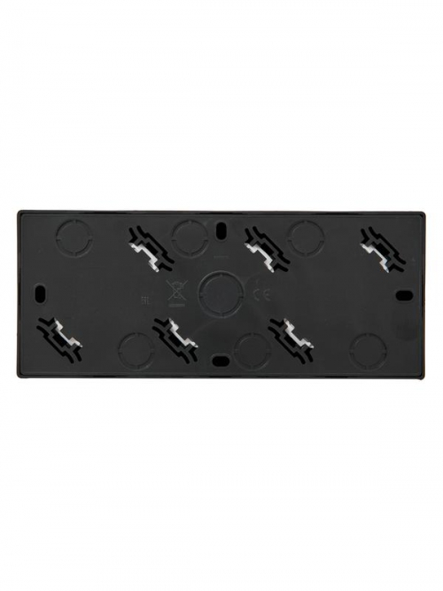 Розетка 3-м ОП LETO с заземл. закрытый корпус ПБТ черн. бархат LEZARD 752-4200-127BUP 752-4200-127BUP