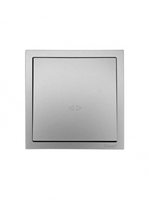 Выключатель 1-кл. перекрестный СП ZIMA IP20 10А безвинт. зажим сер. LEZARD 704-7488-107QC 704-7488-107QC