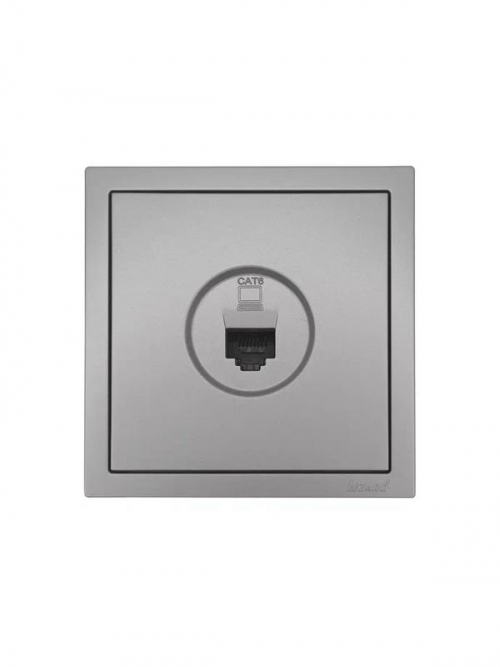 Розетка компьютерная 1-мест. СП ZIMA IP20 сер. матов. LEZARD 704-7488-140 704-7488-140