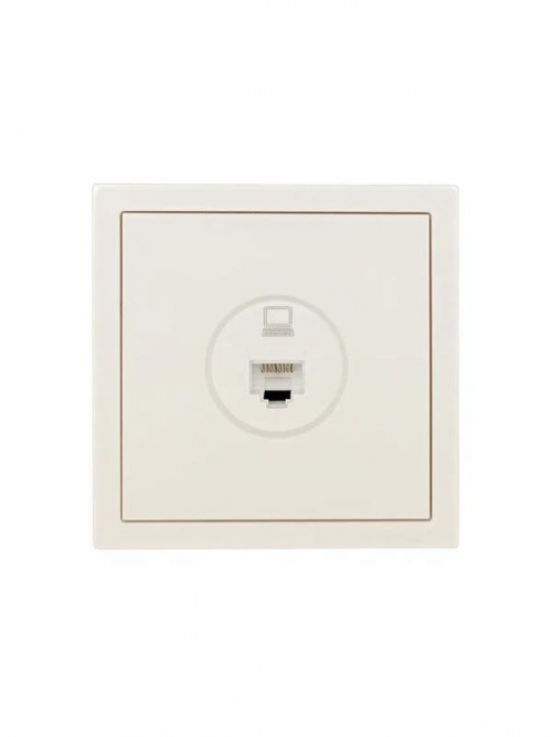 Розетка компьютерная 1-мест. СП ZIMA IP20 слон. кость LEZARD 704-9088-139 704-9088-139