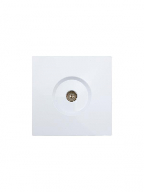 Розетка ТВ оконечная СП ZIMA IP20 бел. LEZARD 704-0288-130 704-0288-130