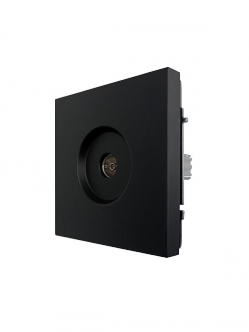 Розетка ТВ оконечная СП ZIMA IP20 черн. бархат LEZARD 704-4288-130 704-4288-130