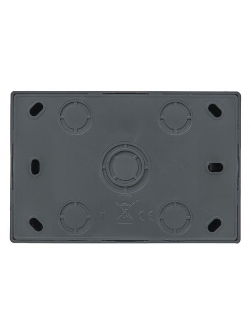 Розетка 2-м ОП LETO с заземл. закрытый корпус ПБТ графит LEZARD 752-3400-127B 752-3400-127B