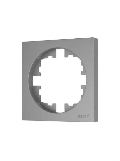 Рамка 1-м OSEN горизонт. квадрат сер. матов. LEZARD 743-7400-146 743-7400-146