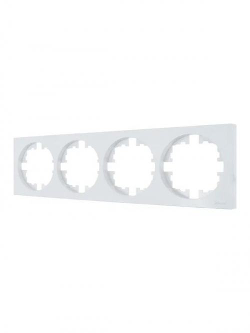 Рамка 4-м OSEN горизонт. квадрат бел. LEZARD 743-0200-149 743-0200-149