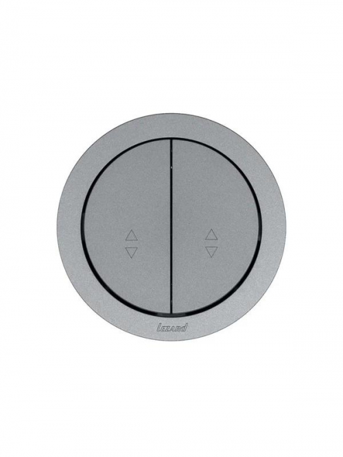 Выключатель проходной 2-кл. СП OSEN 10А IP20 механизм сер. матов.LEZARD 743-7488-106 743-7488-106