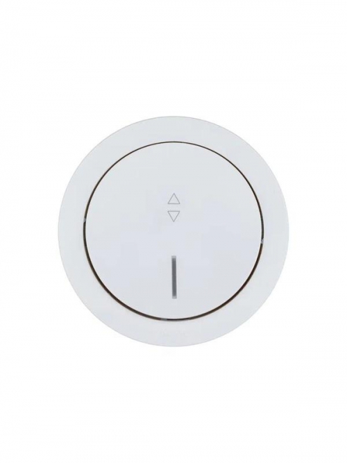 Выключатель проходной 1-кл. СП OSEN 10А IP20 с подсветкой механизм бел. LEZARD 743-0288-114 743-0288-114