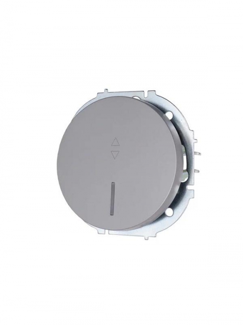 Выключатель проходной 1-кл. СП OSEN 10А IP20 с подсветкой механизм сер. матов. LEZARD 743-7488-114 743-7488-114