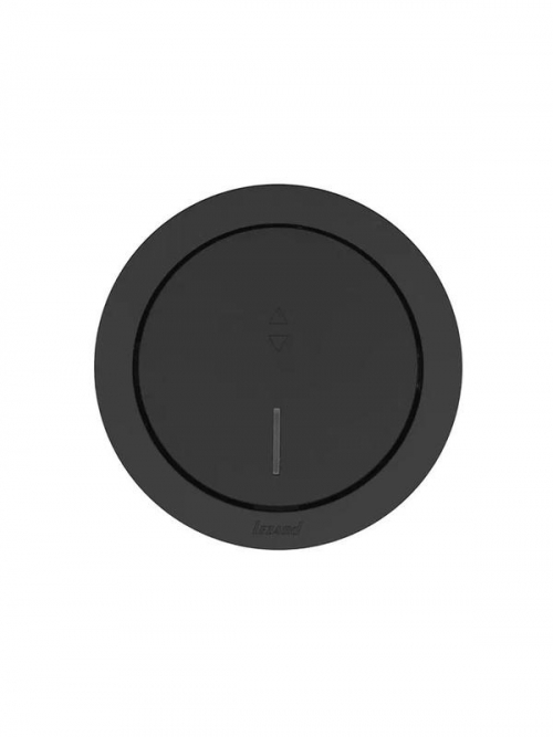 Выключатель проходной 1-кл. СП OSEN 10А IP20 с подсветкой механизм черн. бархат LEZARD 743-4288-114 743-4288-114