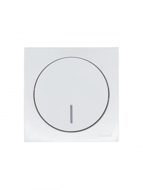 Выключатель 1-кл. СП OSEN 10А IP20 с подсветкой механизм бел. LEZARD 743-0288-111 743-0288-111