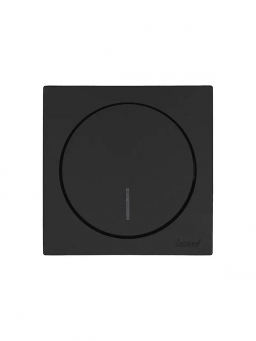 Выключатель 1-кл. СП OSEN 10А IP20 с подсветкой механизм черн. бархат LEZARD 743-4288-111 743-4288-111