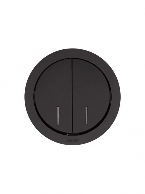 Выключатель 2-кл. СП OSEN 10А IP20 с подсветкой механизм черн. бархат LEZARD 743-4288-112 743-4288-112