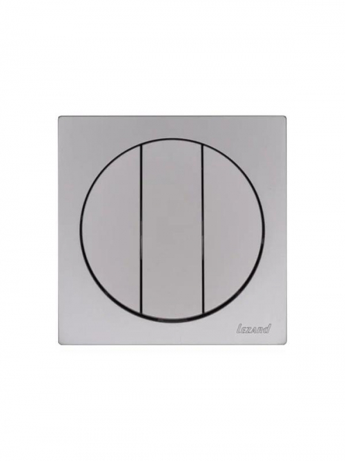 Выключатель 3-кл. СП OSEN механизм сер. матов. LEZARD 743-7488-109 743-7488-109