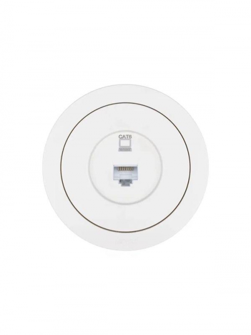 Розетка компьютерная СП OSEN RJ45 кат.6 механизм бел. LEZARD 743-0288-140 743-0288-140