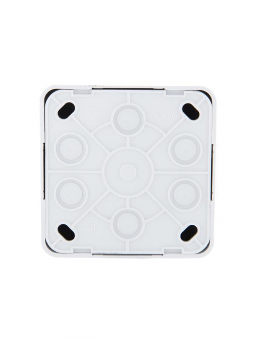 Розетка 1-м ОП Viola 16А IP20 без заземл. бел. LEZARD 751-0200-121 751-0200-121