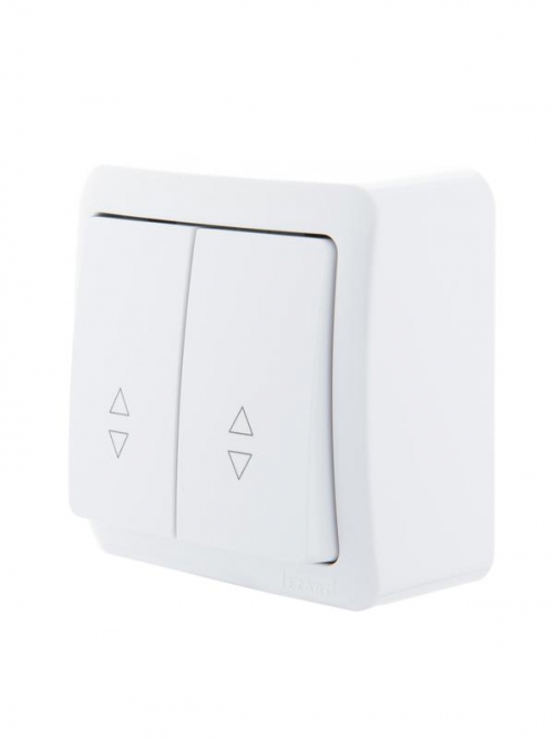 Переключатель проходной 2-кл. 2п ОП Viola 10А IP20 бел. LEZARD 751-0200-106 751-0200-106