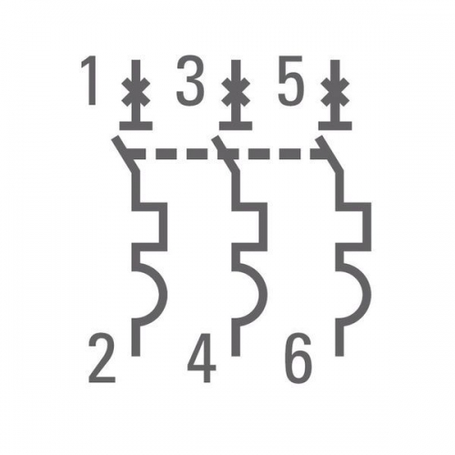 Выключатель автоматический модульный 3п C 3А 4.5кА ВА 47-63 PROxima EKF mcb4763-3-03C-pro mcb4763-3-03C-pro