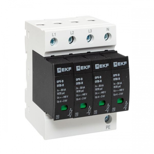 Ограничитель перенапряжения имп. ОПВ-В4 EKF opv-b4 opv-b4