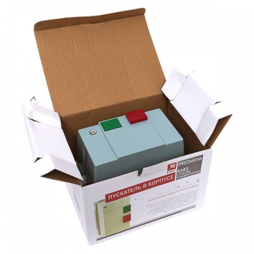 Пускатель магнитный КМЭ 25А 230В с РТЭ и индикатором PROxima в корп. IP65 EKF ctrp-r-25-230v-led ctrp-r-25-230v-led