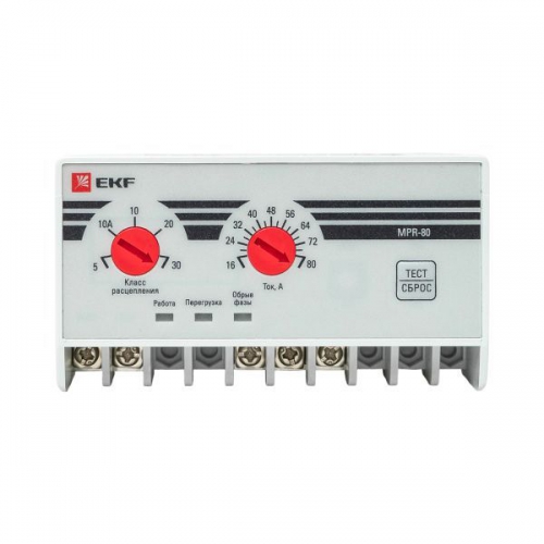 Реле защиты двигателя MPR 80А EKF mpr-80 mpr-80