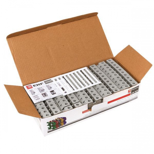 Колодка клеммная JXB-16/35 (90а) сер. EKF plc-jxb-16/35gy plc-jxb-16/35gy