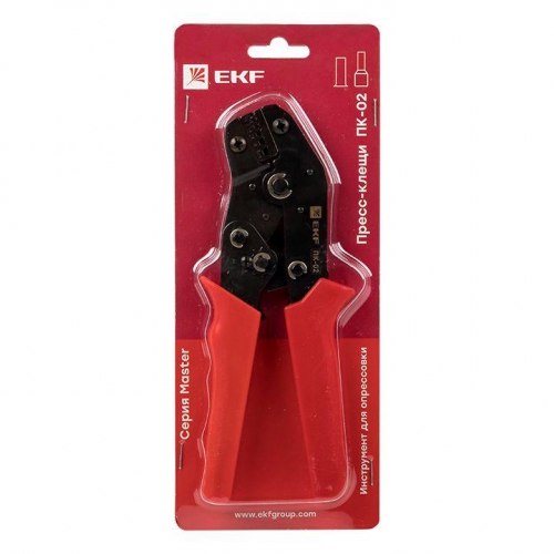 Пресс-клещи ПК-02 (0.25-6.0кв.мм НШвИ НШв) Master EKF pk-02-mas pk-02-mas
